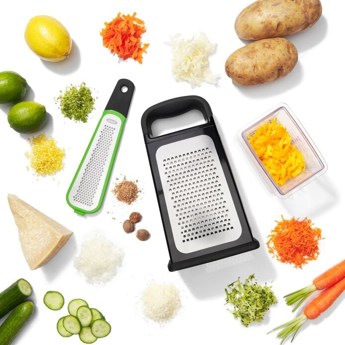 OXO Good Grips Etched Box Grater With Removable Zester - image 3