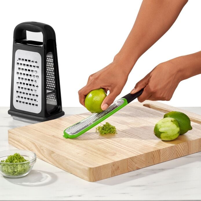 OXO Good Grips Etched Box Grater With Removable Zester - image 6