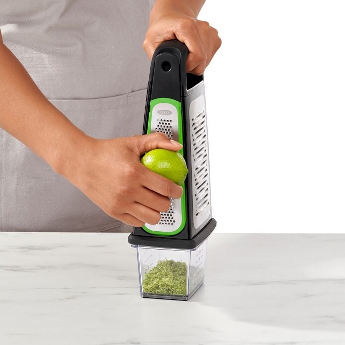 OXO Good Grips Etched Box Grater With Removable Zester - image 8