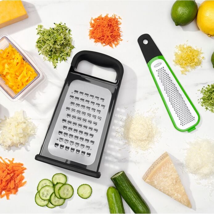 OXO Good Grips Etched Box Grater With Removable Zester - image 9