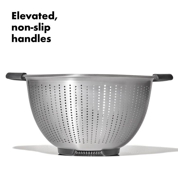 OXO 5 Qt Stainless Steel Colander - image 3