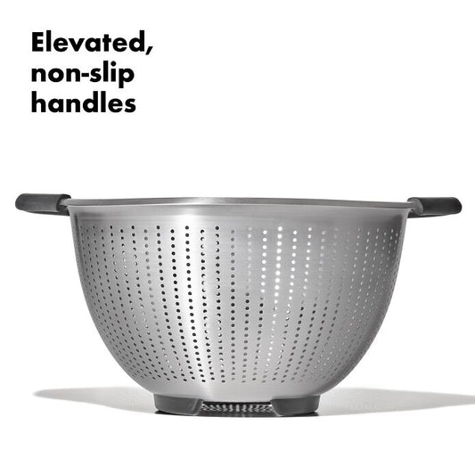 OXO 5 Qt Stainless Steel Colander - image 3