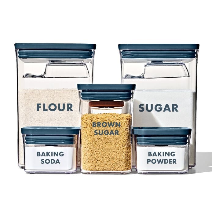 OXO 8-Piece Prelabeled Baking POP Container Set