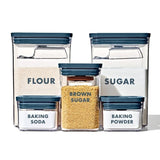 OXO 8-Piece Prelabeled Baking POP Container Set