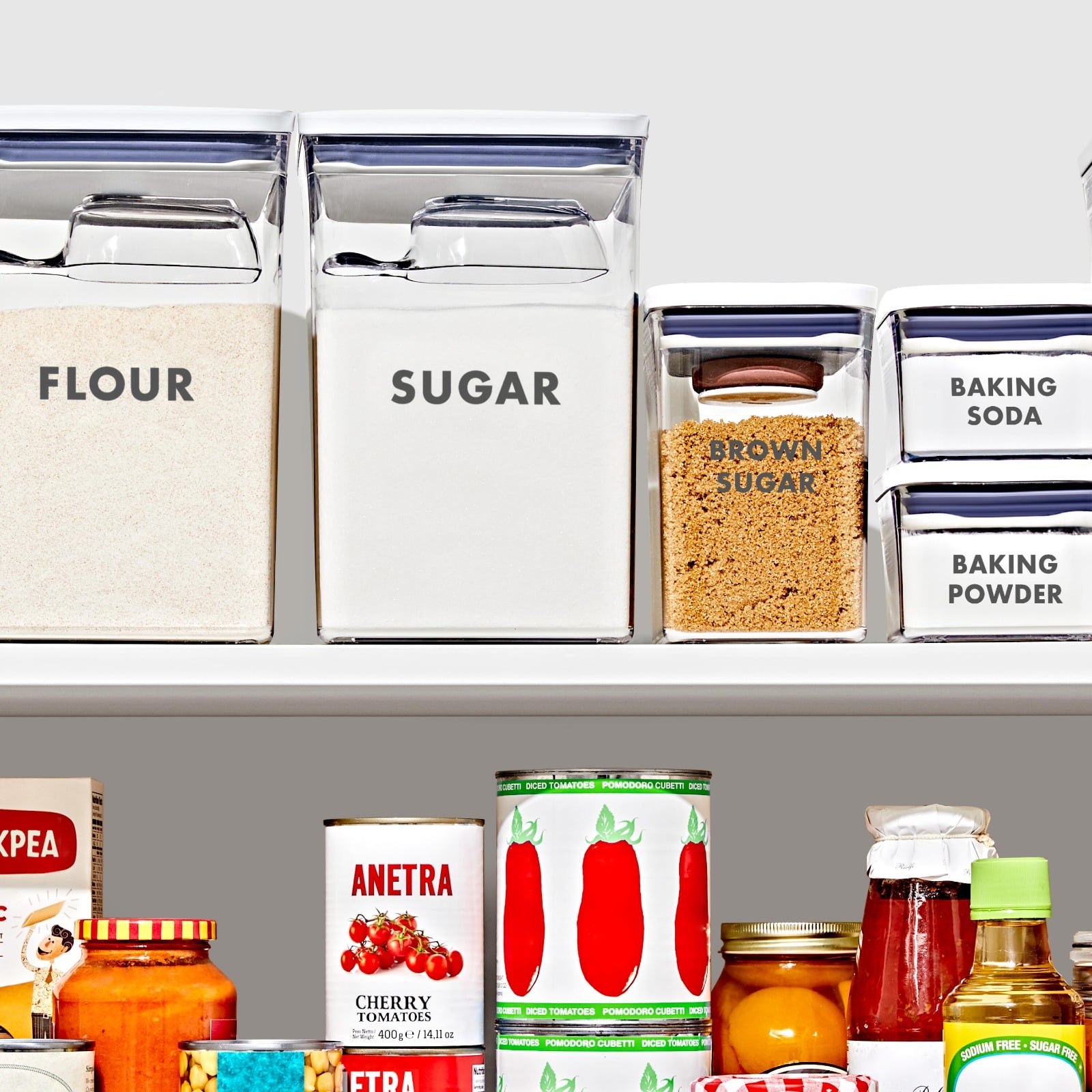 OXO 8-Piece Prelabeled Baking POP Container Set - image 7