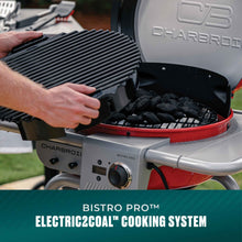 Char-Broil Bistro Pro™ Electric Grill & Griddle + Charcoal Mode Red - product image 7