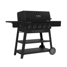 Char-Broil Performance Series™ FlavorMax™ 5 Burner Gas Grill Cart with Side Burner Blackout - product image 2