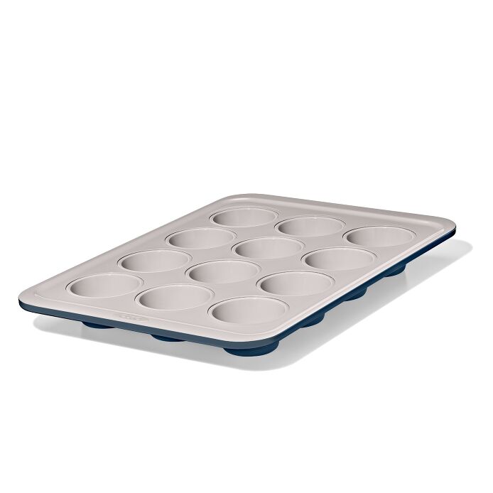 OXO Non-Stick Pro Ceramic Coated Metal Bakeware 12 Cup Muffin Pan - image 2