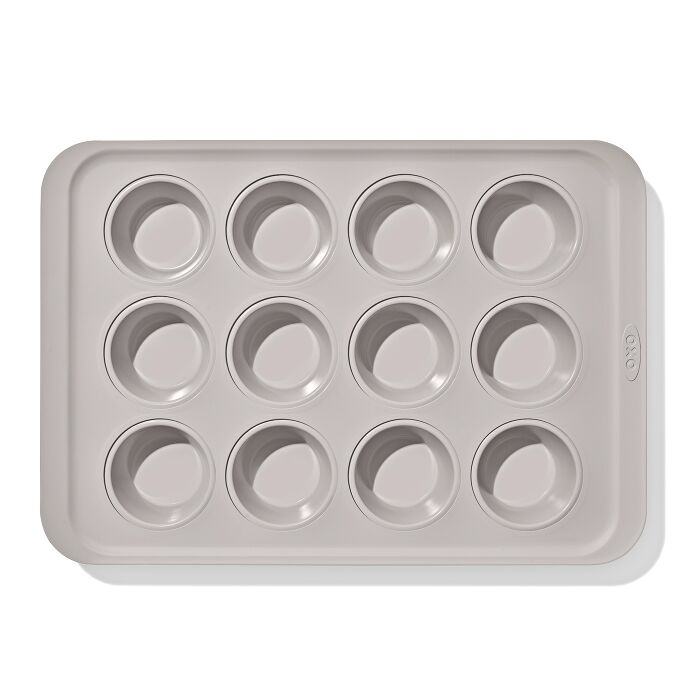 OXO Non-Stick Pro Ceramic Coated Metal Bakeware 12 Cup Muffin Pan - image 3