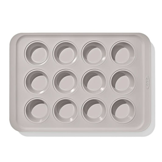 OXO Non-Stick Pro Ceramic Coated Metal Bakeware 12 Cup Muffin Pan - image 3