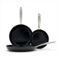 OXO Enhanced Non-Stick 3-Piece Frypan Set — Black