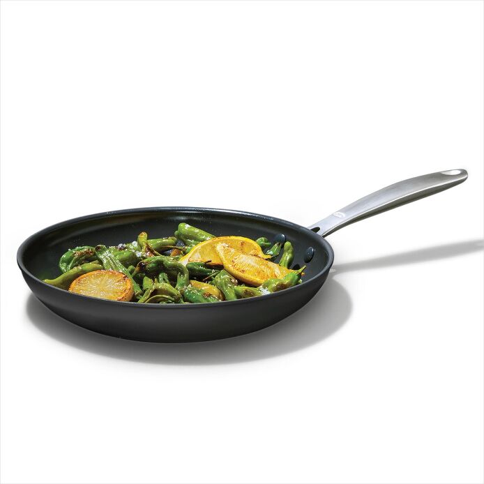 OXO Enhanced Non-Stick 3-Piece Frypan Set — Black - image 4
