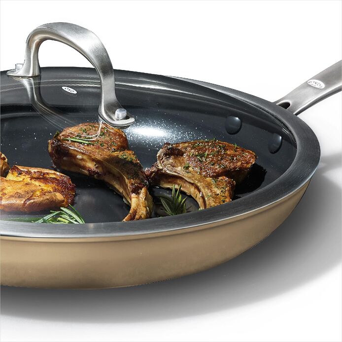 OXO Enhanced Non-Stick 12-Inch Frypan with Lid - image 3
