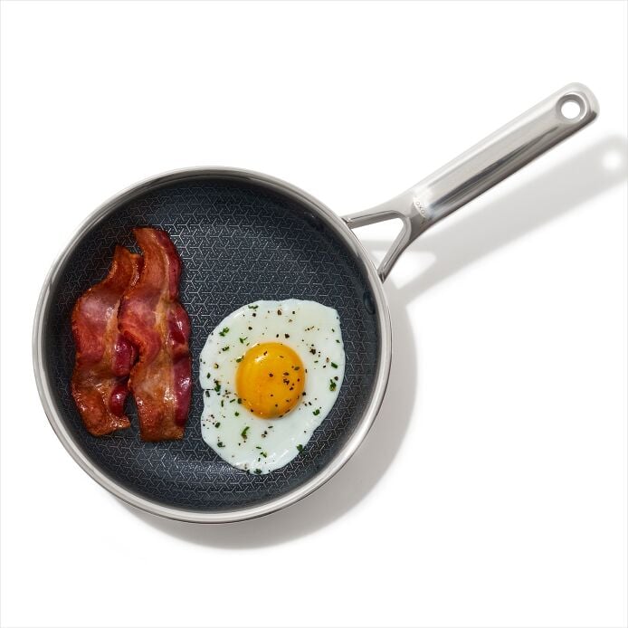 OXO Trident Hybrid Non-Stick Stainless Steel 8 in Fry Pan - image 4