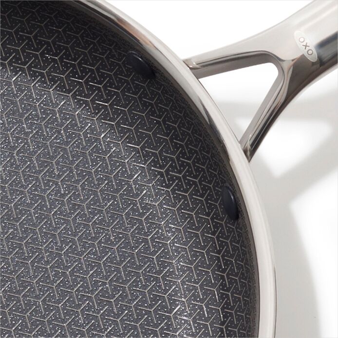 OXO Trident Hybrid Non-Stick Stainless Steel 10 in Fry Pan - image 2