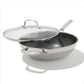 OXO Trident Hybrid Non-Stick Stainless Steel 5 Qt Wok with Lid - image 2
