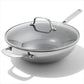 OXO Trident Hybrid Non-Stick Stainless Steel 5 Qt Wok with Lid