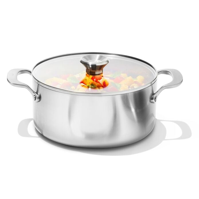 OXO Tri-Ply Stainless Non-Stick Mira Series 5.2 Qt Casserole with Lid - image 5