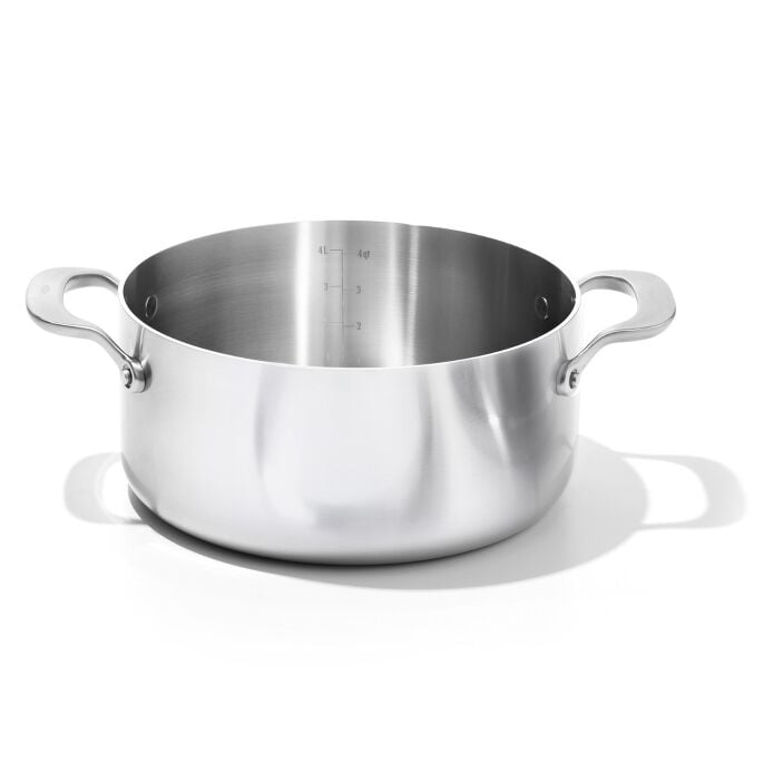 OXO Tri-Ply Stainless Non-Stick Mira Series 5.2 Qt Casserole with Lid - image 3