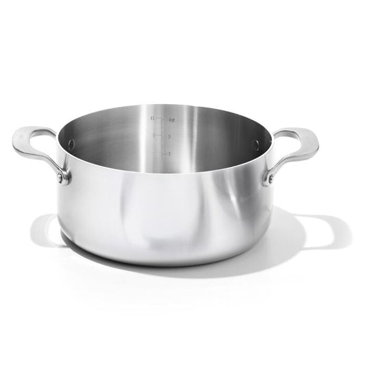 OXO Tri-Ply Stainless Non-Stick Mira Series 5.2 Qt Casserole with Lid - image 3