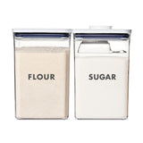 OXO 2-Piece Prelabeled POP Container Set with Scoop