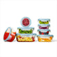 OXO 16-Piece Smart Seal Glass Everyday Container Set - Arctic Blue