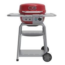 Char-Broil Bistro Pro™ Electric Grill & Griddle + Charcoal Mode Red - primary product image