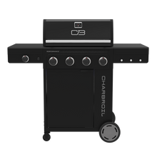 Char-Broil Performance Series™ 4-Burner Gas Grill with FlavorMax™ and Side Burner (Cabinet, Black) - primary product image